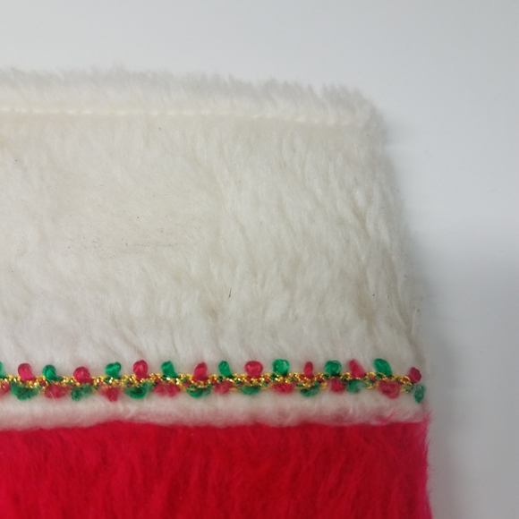 Vintage Red Christmas Stocking - Picture 4 of 14